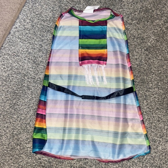 Multicolored Dog Poncho - Picture 2 of 3